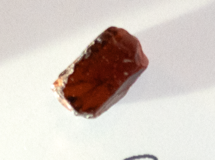 Dark Red Color Garnet VVS Rough 5.30 cts.