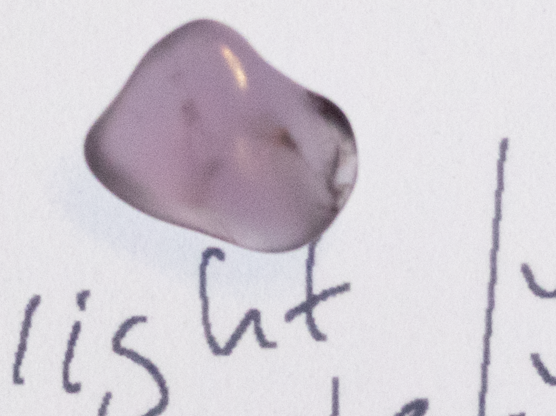 Spinel light purple VVS Rough 2.70 cts