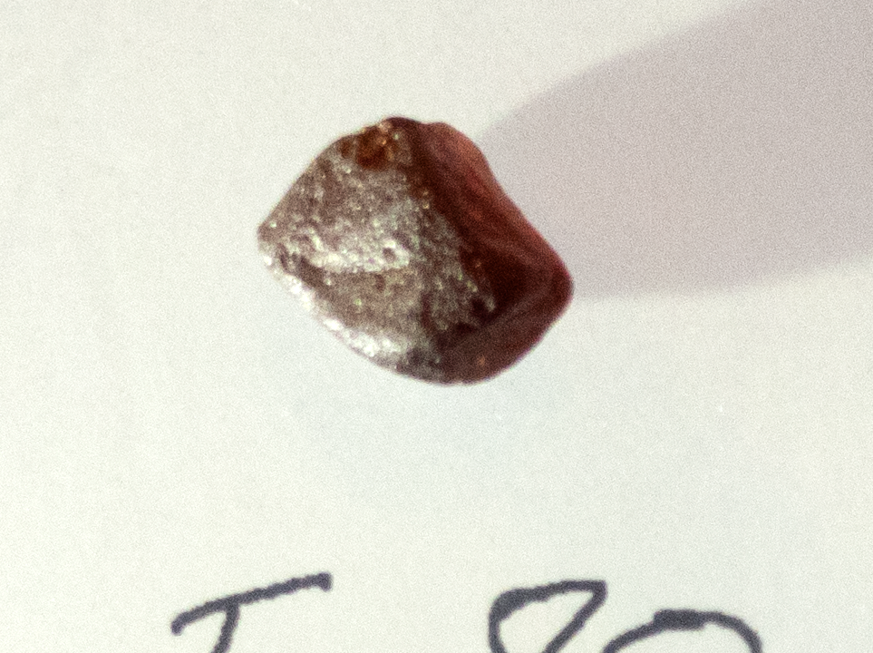 Dark Red Color Garnet  VVS Rough 5.80 cts. b