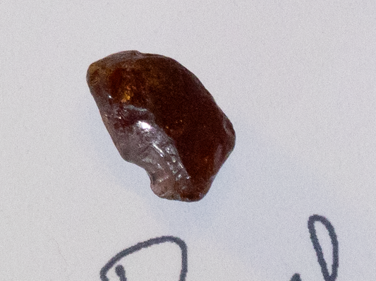 Dark Red Color Garnet  VVS  Rough  6.20 cts.