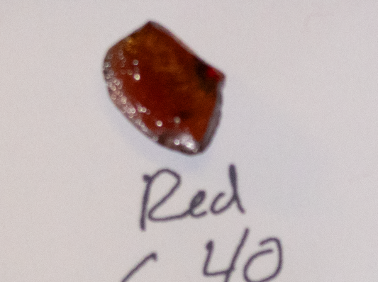 Dark Red Color Garnet  VVS  Rough 6.40 cts.