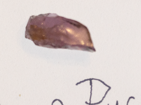 Spinel Deep Purple VVS Rough 3.80 cts