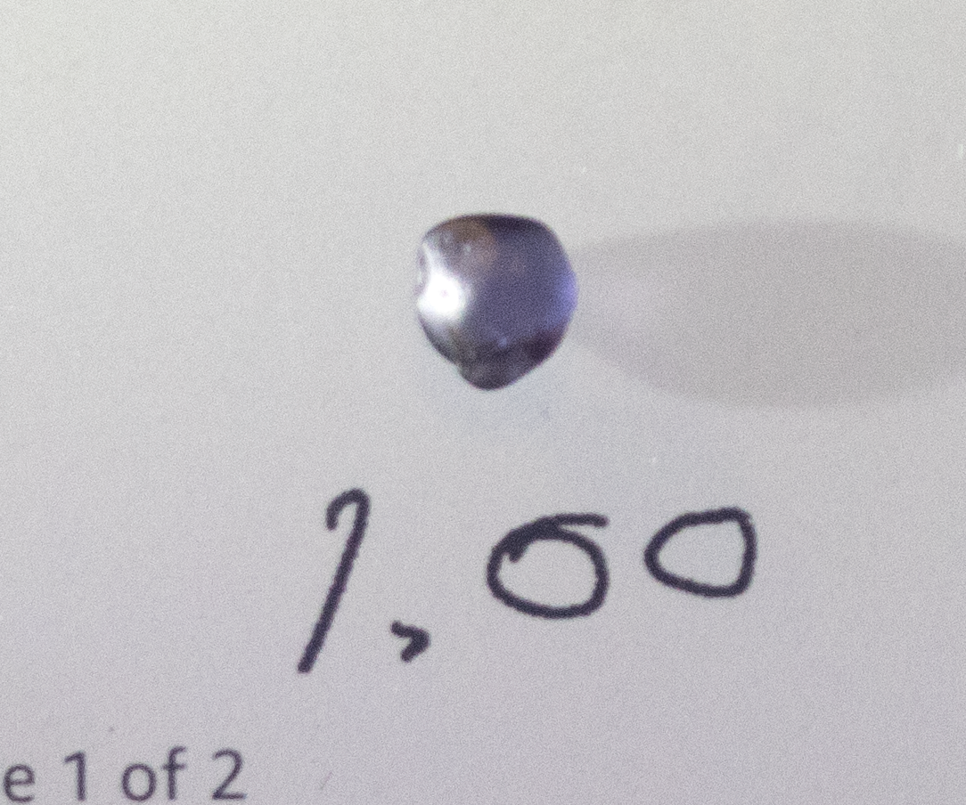 Spinel Voilet VS1 Rough 1.00 cts