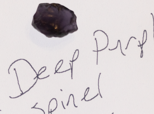 Spinel Deep Purple VVS Rough 7.35 cts